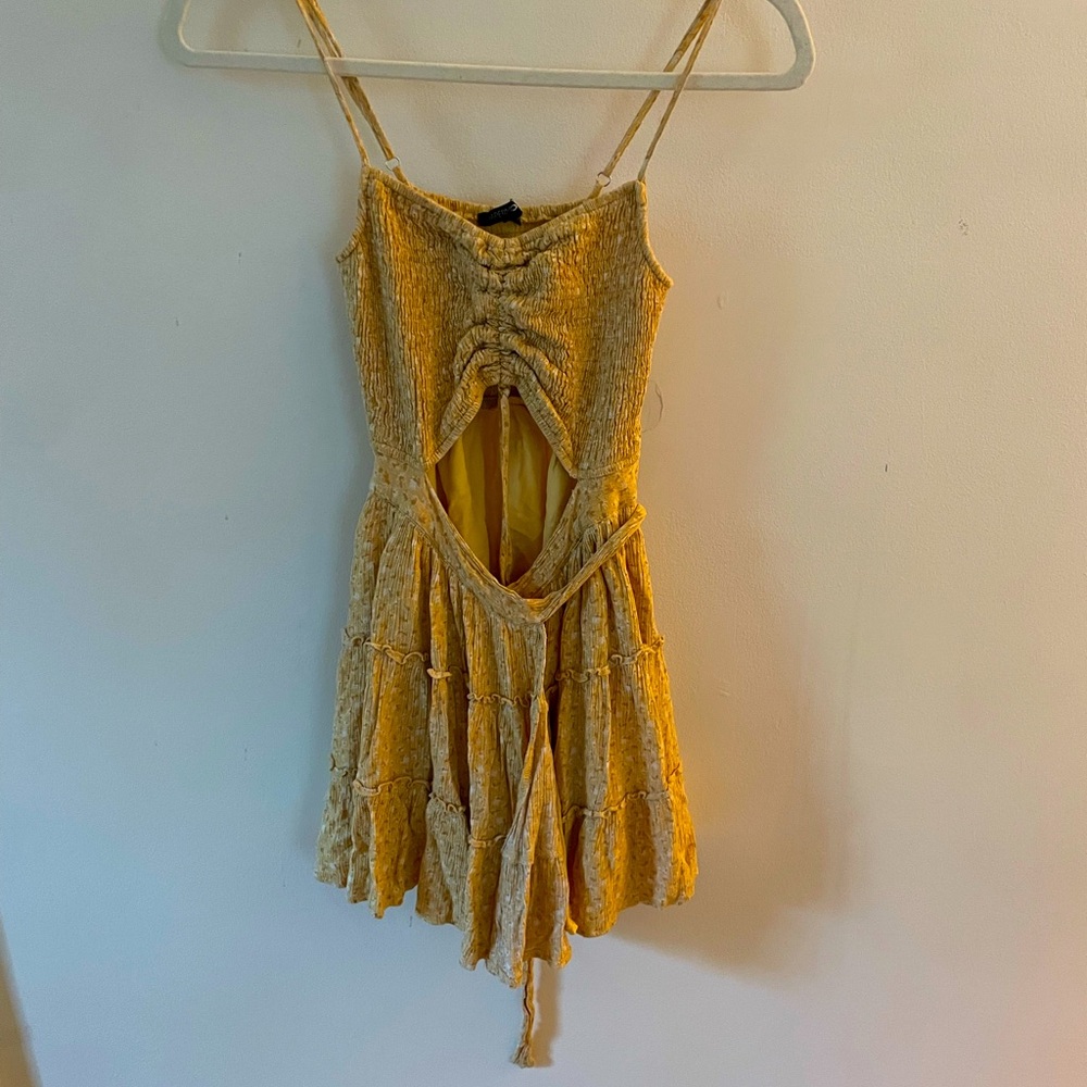Yellow Strappy Dress